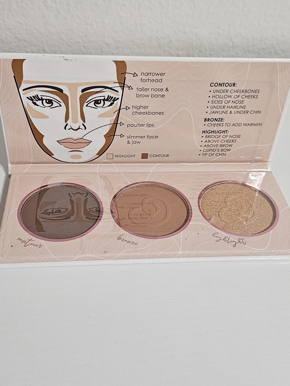 City Color Contour, Bronze & Highlight Trio - Brown, Tan, Gold